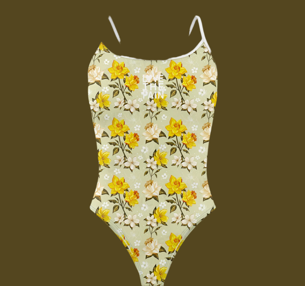 Love The Pain Women's Bikini Thin Strap Triangle Swimsuit Competition Swimsuit Summer Function Training Print Bathing Suit