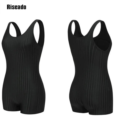 Women's Swimsuit One Piece Ultraback Conservative Cut Boyshorts Training Swimwear Chlorine Resistant Quick Dry