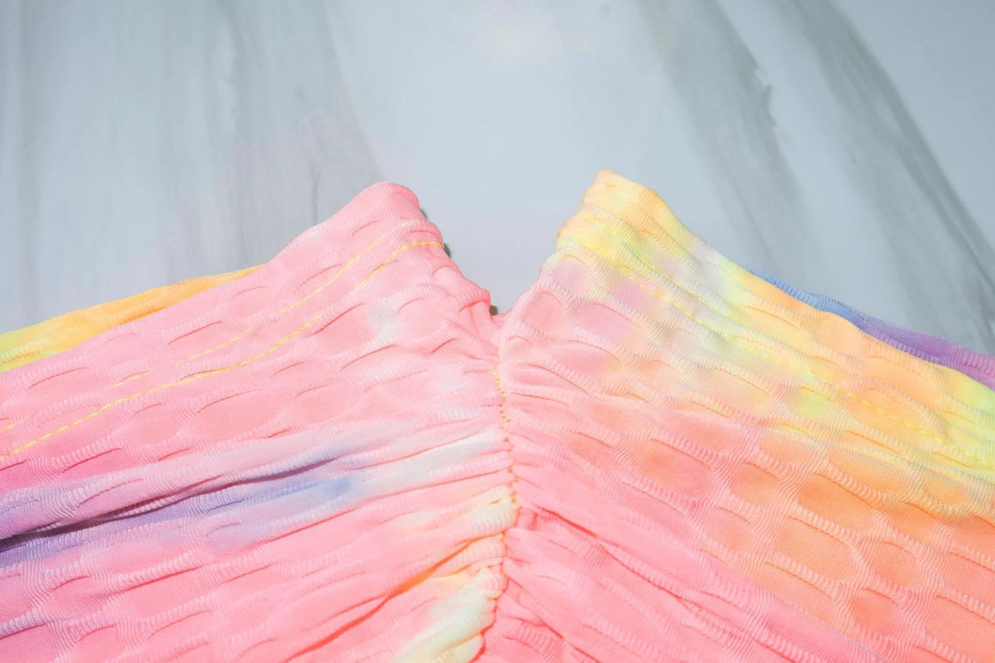 High Waist tie-dye Yoga Shorts Marble Scrunch Butt Biker Shorts Leggings Gym Fitness Pants Running Stretch Training Pants