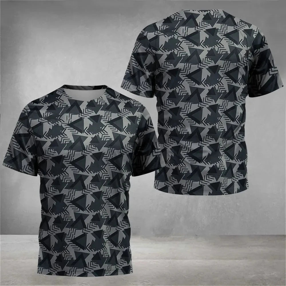 Gym T-Shirts Men's O-Neck Tennis Short Sleeve Male Breathable Fitness Outdoor Sports Tops Casual Running Badminton Sportswear