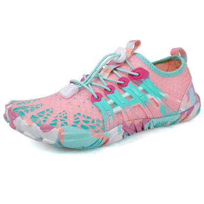 Camouflage Fitness Running Watershoes Men's and Women's Colorful Quick Drying Barefoot  Diving Water Surfing Beach Water Shoes