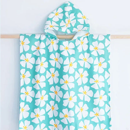 Beach Towel for Boys Girls Hooded Bath Towel Wrap Toddler Pool Towel with Hood Microfiber Absorbent Sweat-absorbent Swim Robe