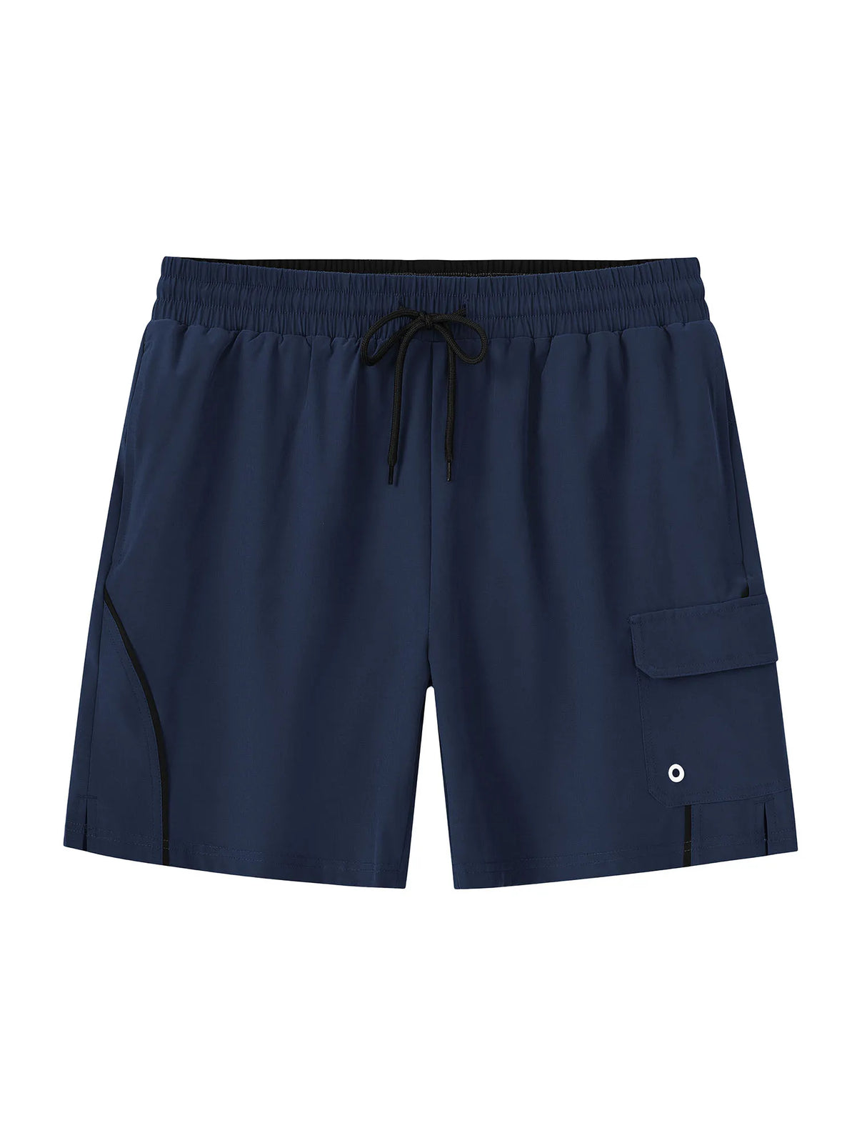 Men's Swim Trunks Quick Dry Swimwear Surf Swimwear with Zipper Pockets and Mesh Lining