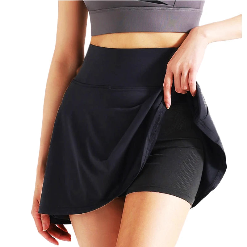 Tennis Skirt Women's Pleated Athletic Golf Skorts Activewear Yoga Running Workout Sports Skirt with Pockets Zipper Back