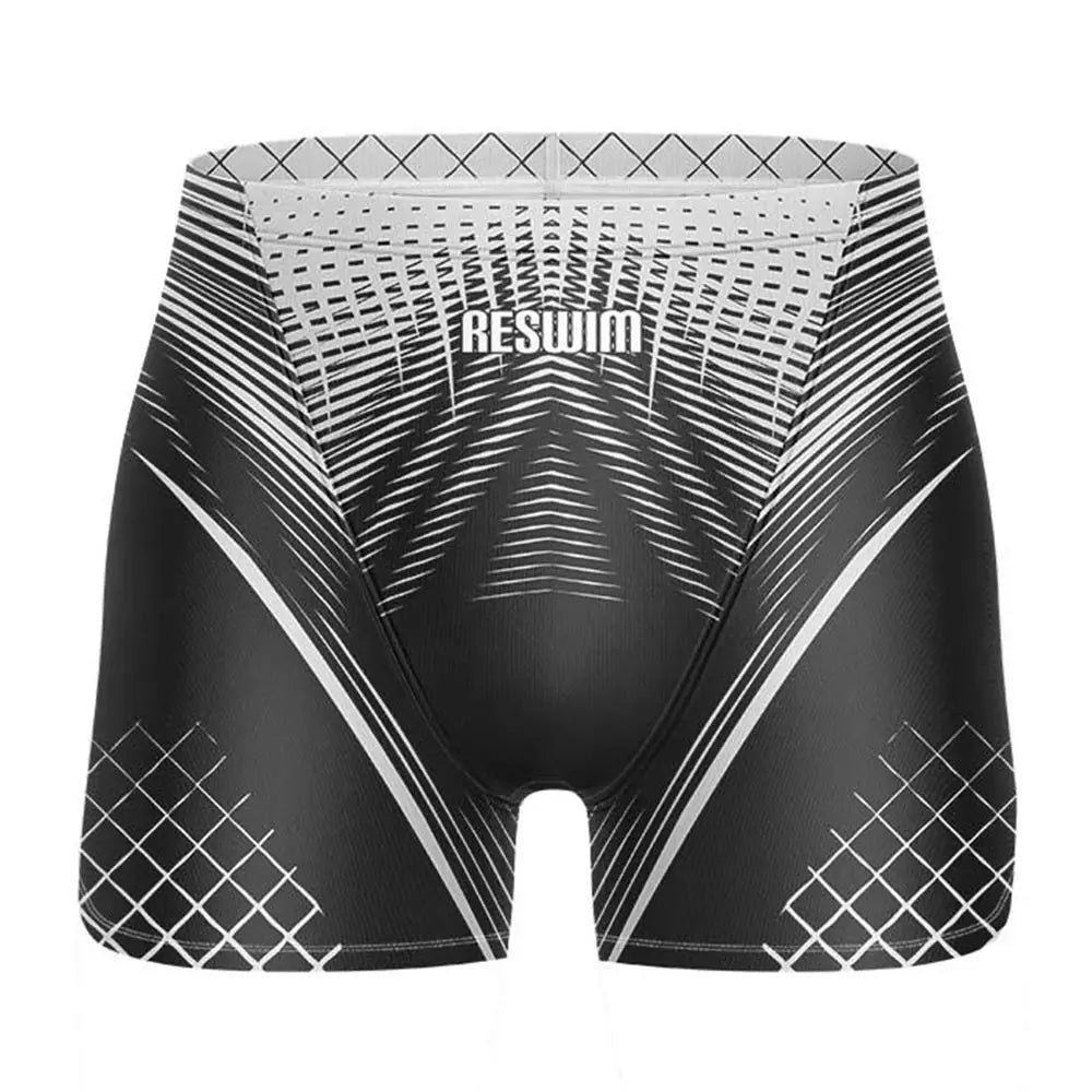 Men's Swim Shorts Swim Trunks Jammer Swimsuit Swimming Trunks Athletic Training Swimwear Boys Beach Surfing Tights Swimsuit