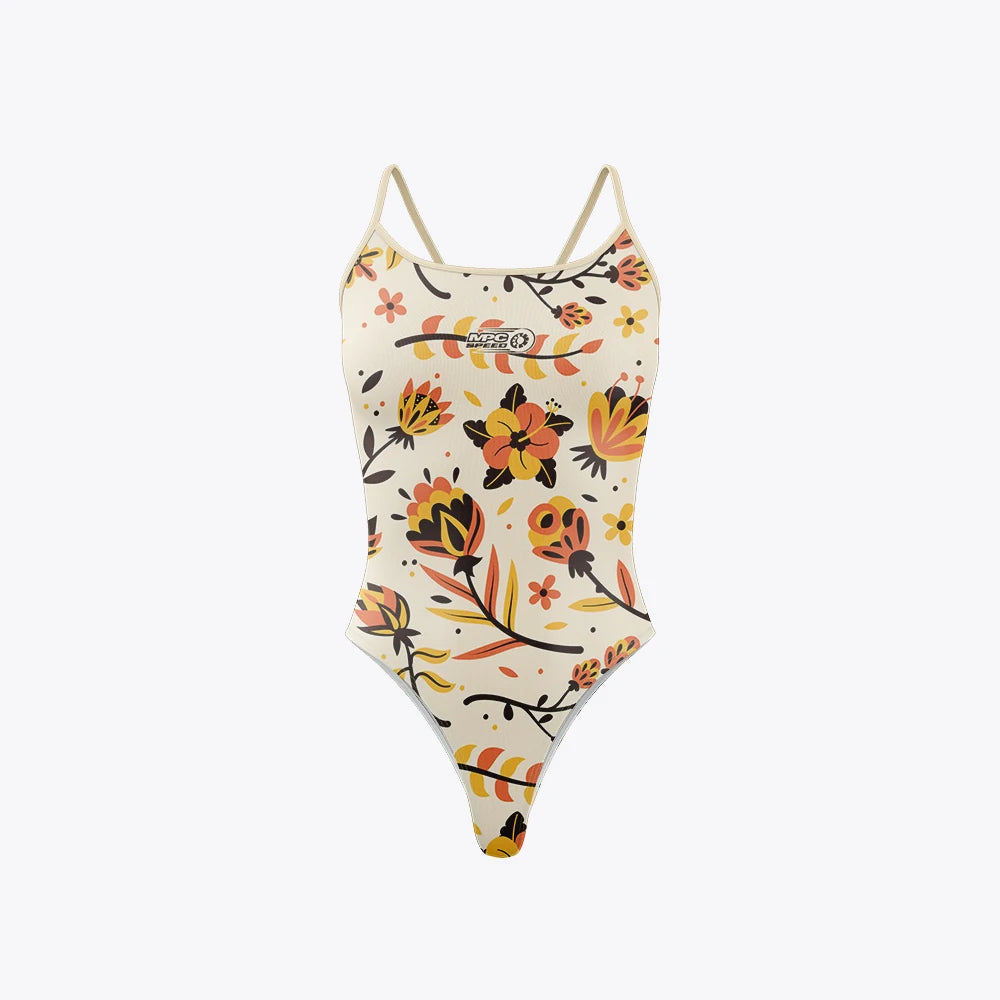 Women Swimsuit  One-piece Comfortable Competition Training Swim Suit Swimwear Functional Training Triathlon V-shoulder Tight Swimming Bathers