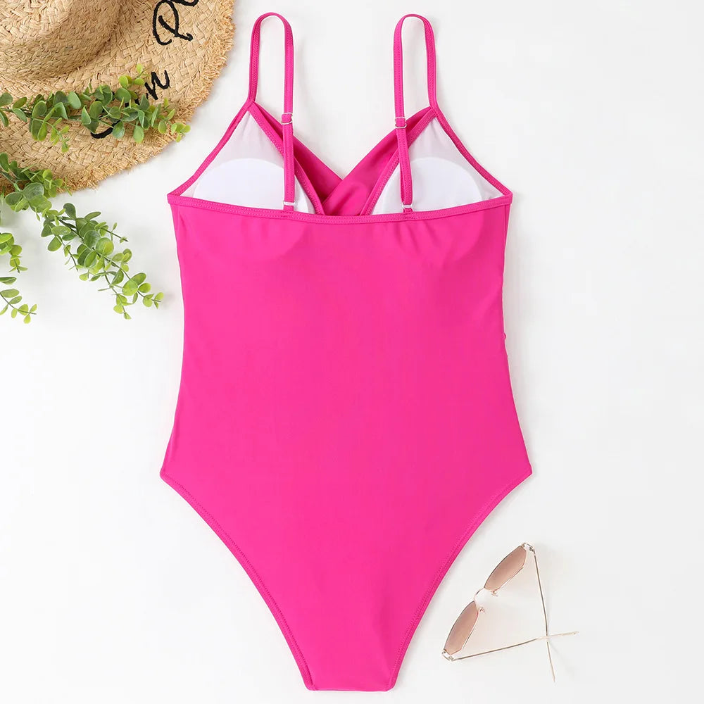 S - XXL Wrinkled One Piece Swimsuit Women Swimwear Female Monokini Swimsuits Bathing Suit Swim Beach Wear Bodysuit