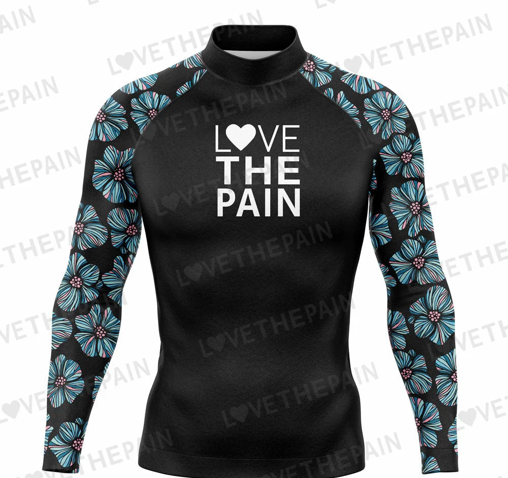 Men's Rash Guards Swimsuit Surf Suit Beach T-Shirts Sun UV Protection Long Sleeve Surfing Rashguard Sports Swim Tight Clothes