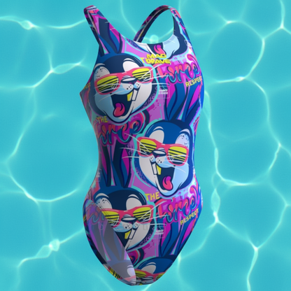 Women Swimsuit Skinsuit Diving Surfing Race Triathlon Training Body Physical Training Fitness Race Beach Pool Bathers Squad
