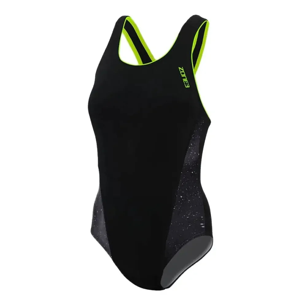 Zone3 Women Swimsuit Skinsuit Diving Surfing Race Triathlon Training Body Physical Training Fitness Race Beach Casual Swim