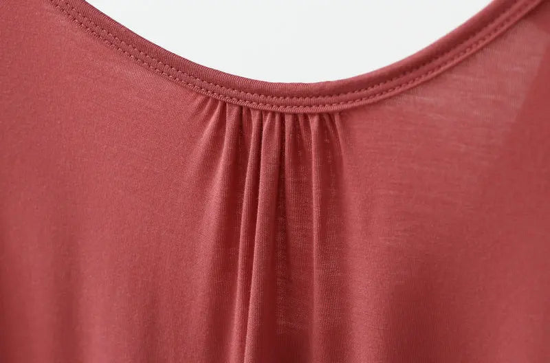 Large size Tank Tops Loose Folds Summer women Modal sleeveless Tshirts Solid color Homewear Top Bottoming Vest XL to 6XL