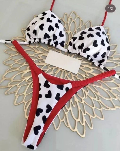 Micro Bikini Women Bikini Beach Holiday Swimsuit Two-piece Set