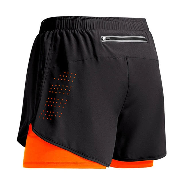 Multi Colours Available  Sport Shorts Men Sportswear Double-deck Training Short Pant Summer 2 In 1 Beach Homme Clothing Jogging Gym Running Shorts