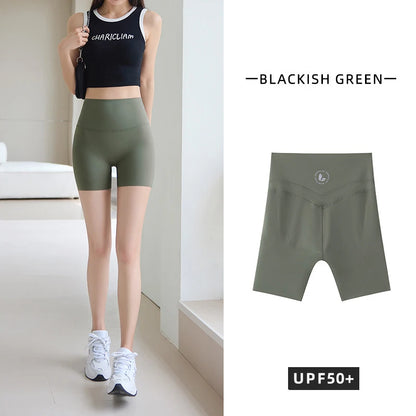 Thin Sharkskin Push Up Mini Shorts Women Slim Tight Butt Lifter Safety Shorts Sport Fitness Yoga Cycling Shorts