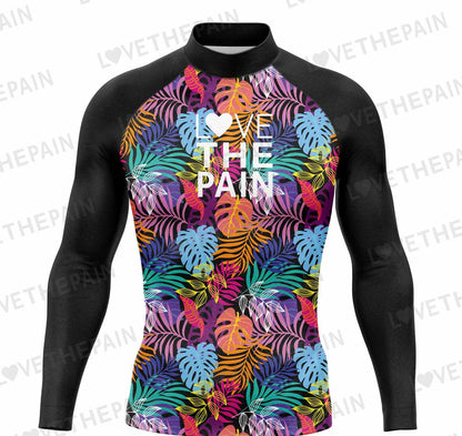 Men's Rash Guards Surfing Diving Suit Swimwear Long Sleeve T-shirt UV Protection Swimsuit Swimming Surf Tight Shirts Gym Clothes