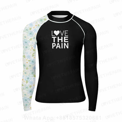 Men Long Sleeve Surfing Rash Guard Summer Surf Clothes T-shirt Swimwear Swim Beach Uv Swimming Diving Suit Rashguard Camiseta