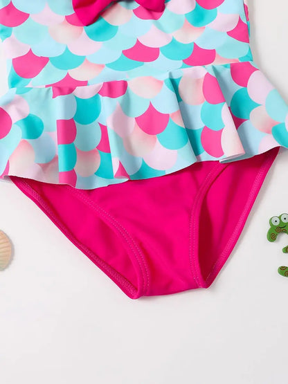 Girls Swimsuit Summer One Piece Bathing Suit Baby Swimwear Kids Girl Bikini Sets Children's Swimming Clothes Beachwear