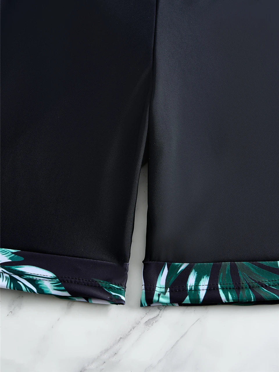 Long Sleeve Zipper Surfing Swimsuit Print Shorts Swimwear Women Two Pieces Diving Clothes Beachwear Bathing Swimming Suit