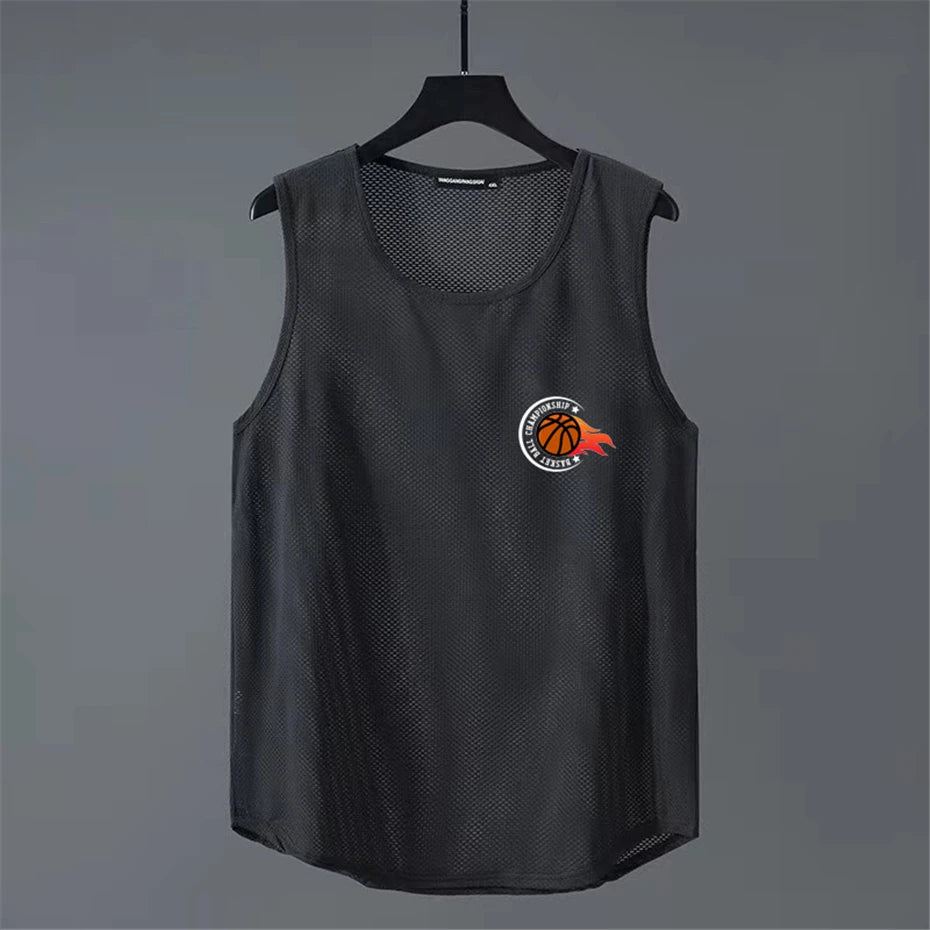 Summer Tank Tops Men Plus Size 10XL 11XL Basketball Vest Football Solid Color Running Vest Male Tank Tops Big Size 11XL