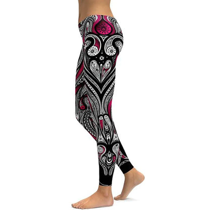 LI-FI Print Yoga Pants Women Unique Fitness Workout Sports Running Leggings Push Up Gym Wear Elastic Slim