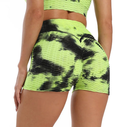 Gym Shorts Tie Dye Women Fitness Clothing Sporty Shorts Woman Leggings Workout Clothes Female Yoga Sports Shorts Sportswear