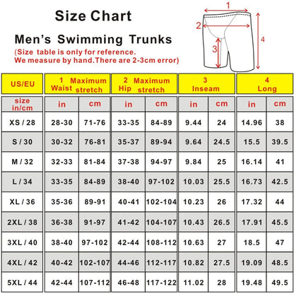 Men's Swim Jammer Athletic Practice Knee-Length Swimsuit Shorts Beach Tights Shorts Swim Pool Pants Swimming Trunks Swimwear
