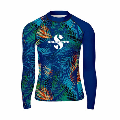 Surfing Clothing Men's Performance Long Sleeve Rash Guard Beach Shirts Swiming Upf 50+ Uv Sun Protection Apparel Rash Guard