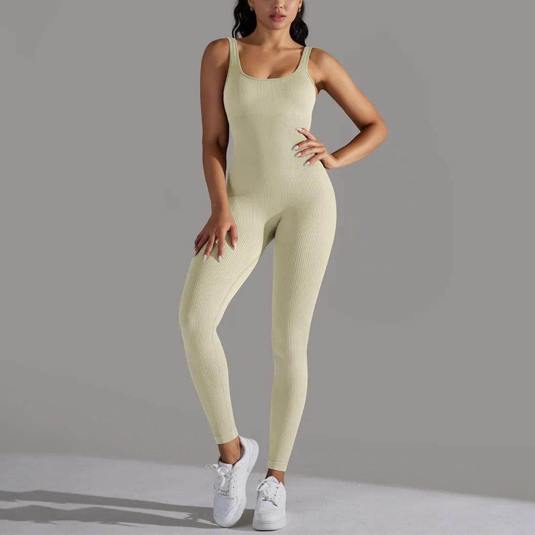 Pad Seamless One Piece Yoga Suit Jumpsuit Belly Tightening Fitness Workout Set Bodysuit Gym Clothes Push Up Sportswear