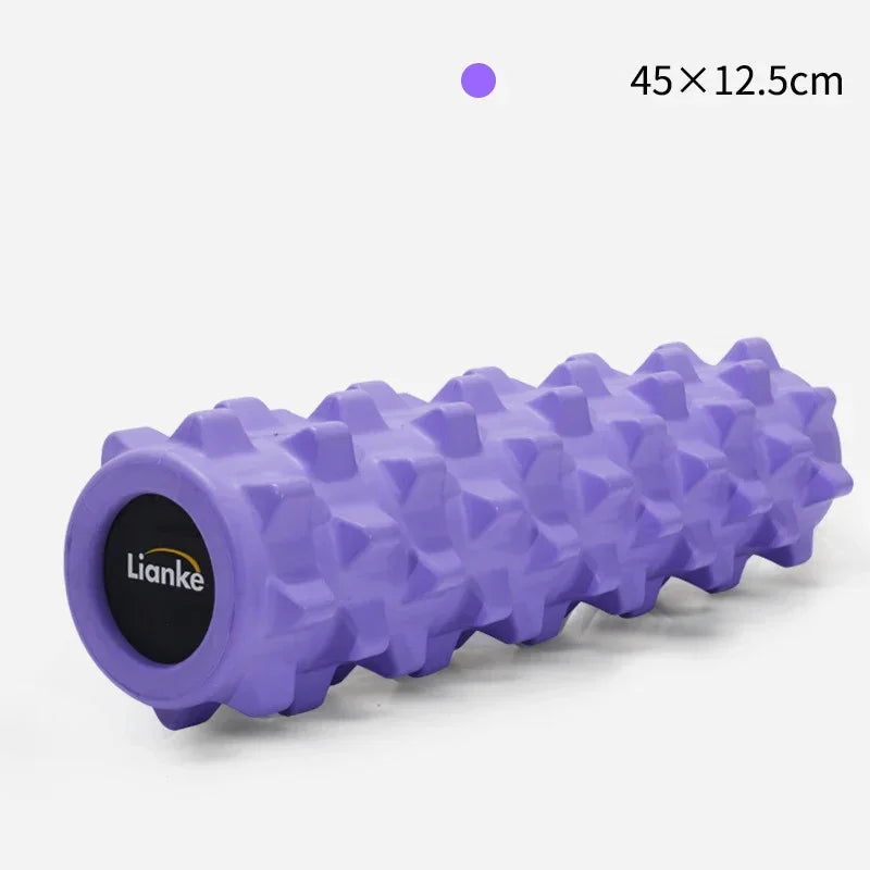 33/45cm Myofascial Press Gymnastics Pulley Yoga Column And Fitness Equipment Back Massage Roller Gym Exercise Muscle Relaxation