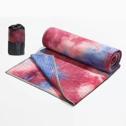 Anti slip hot yoga towel, made of absorbent soft ultra-fine fiber, available in various colors, suitable for Bikram Pilates   ﻿