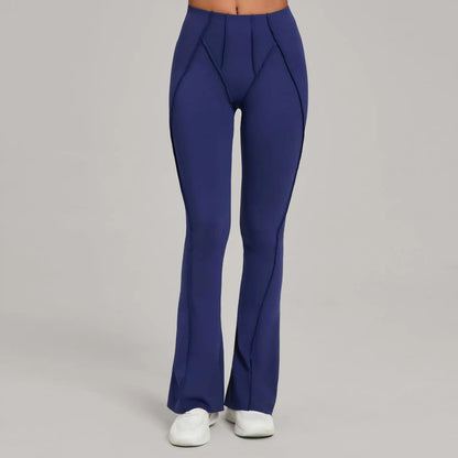 Flare Yoga Leggings Sport Fitness High Waist Squat Proof Hip Wide Pant Training Trousers Running Workout Gym Leggings Women
