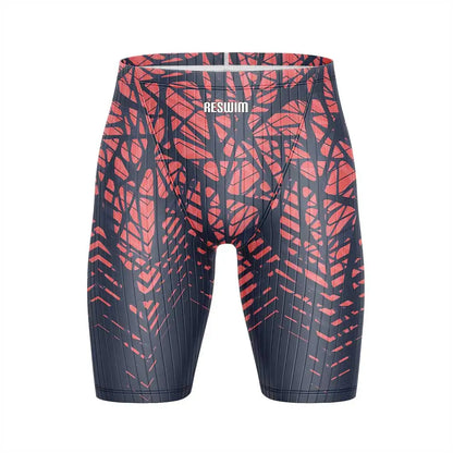 Beach Tights Shorts Men's Jammer Athletic Training Swimsuit Short Swimming Trunks Bathing Suit Quick Dry Lycra Surfing Pants