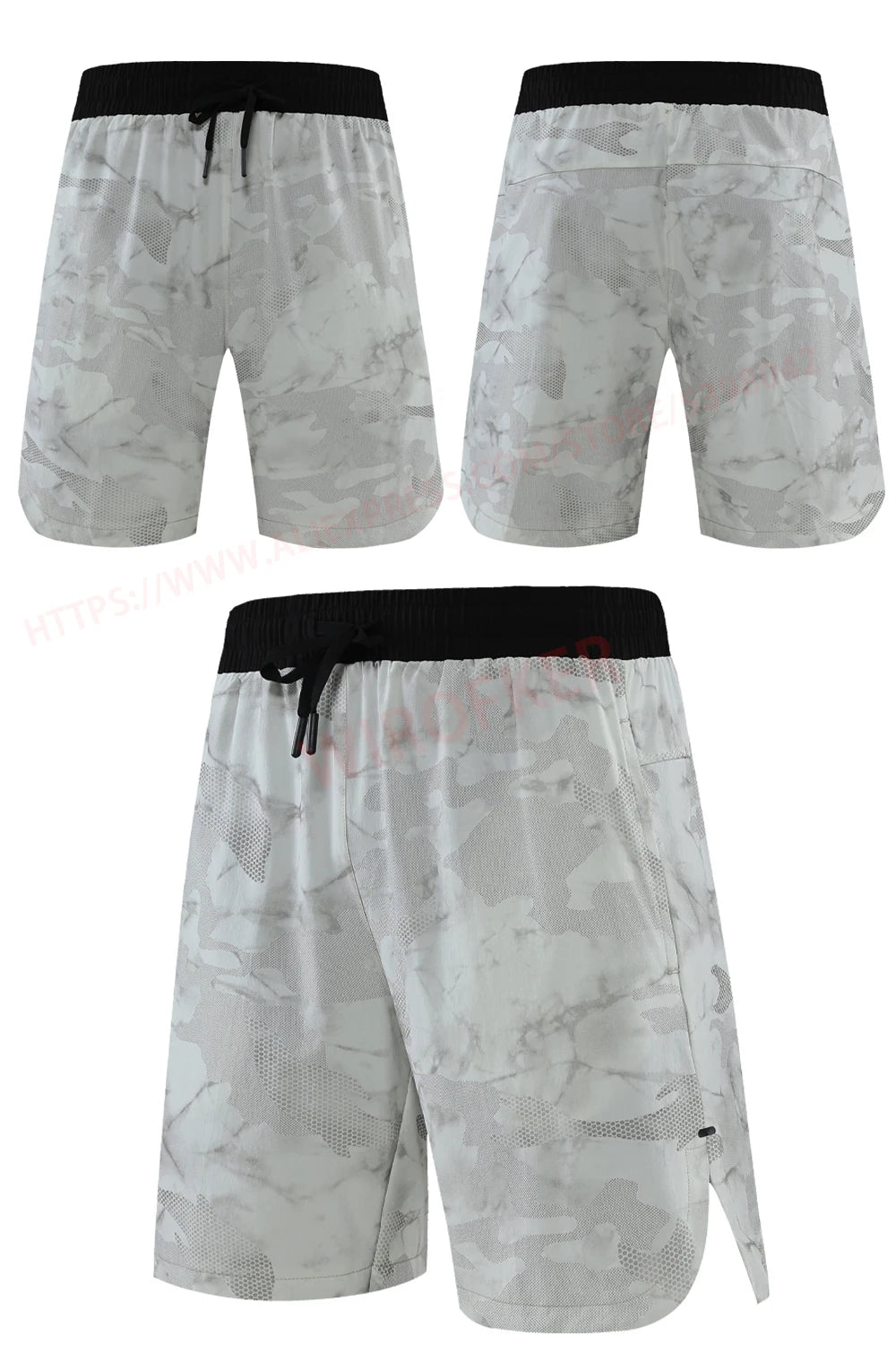 Men Fitness Shorts Quick Dry Sport Shirts Casual Beach Brand Short Camouflage Workout Running Shorts Breathable Gym Shorts
