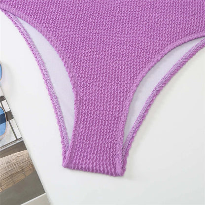 S - XL Ribbed Push Up Swimsuit Female Swimwear Women One Piece With Bra Cup Bather Bathing Suit Swim
