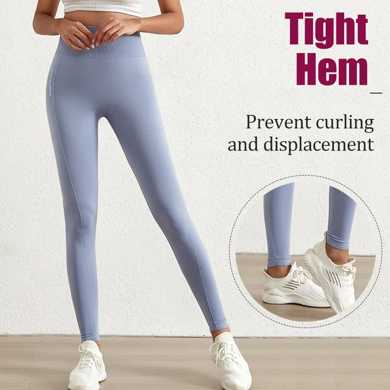 Aiithuug Printed Yoga Leggings Women's Quick Drying Butt Lifter Leggings Seamless High Waisted Tight Hem Workout Fitness Pilates