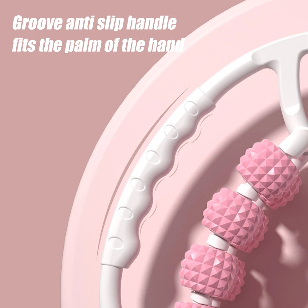 20 Wheel Annular Leg Clamp Massager Body Slimming Roller Massage for Body Massager Relax