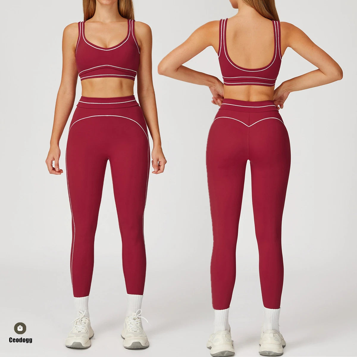 Women Yoga Leggings Fitness Leggings Running Cycling Pants Sports Leggings High Waist Workout Gym Active Wear Clothing