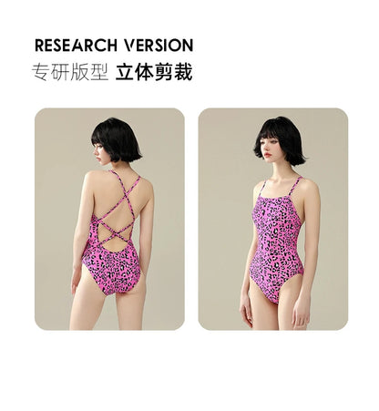 5 Designs Women Professional One-Piece Swimsuit Swimwear