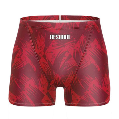 Swim Boxers Summer Men's Swim Jammer Shorts Endurance Athletic Training Swimsuit Swimming Trunks Swimsuit New Swimming Jammers Surfing Shorts