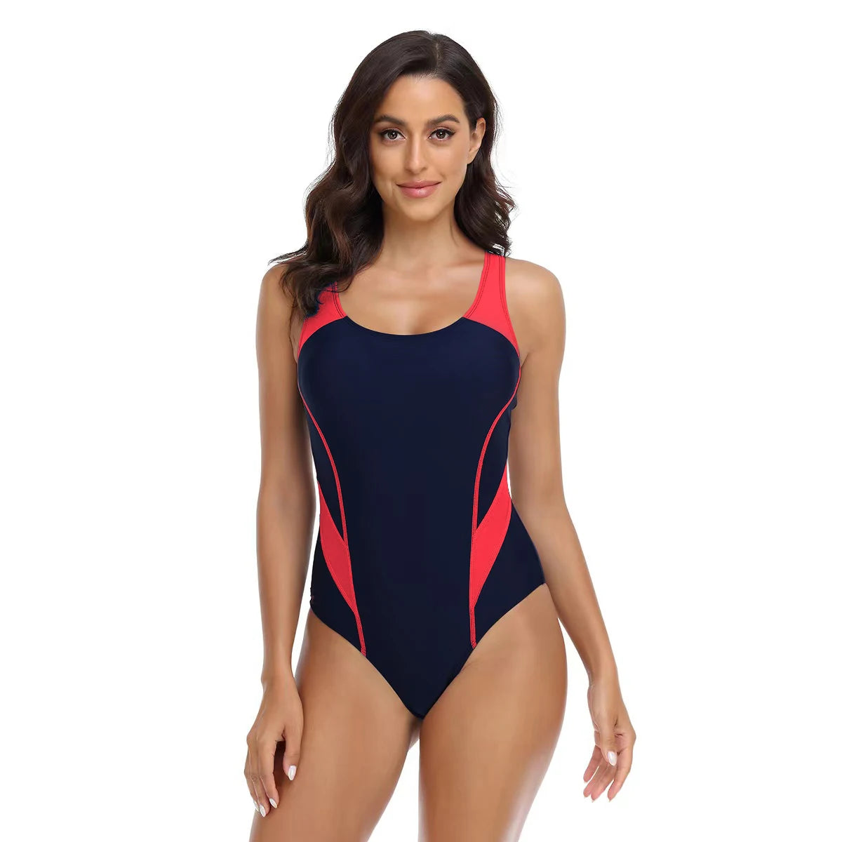 Sports One Piece Swimsuit Women Swimwear Professional Sport Bathing Suit Surfing Swimsuits Swimming Suit Backless Bikini