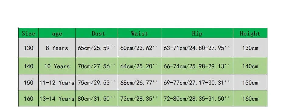 Children's Swimwear Girls One-Piece Swimsuit For Girl 130-160 Bathing Suit Beachwear Bath Suit 8-14 Years Monokini