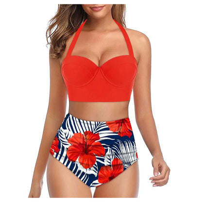 Swimsuits Push Up Bikini Female Swimwear Beach Wear High Waist Bikinis Women's Swimming Bathing Suit