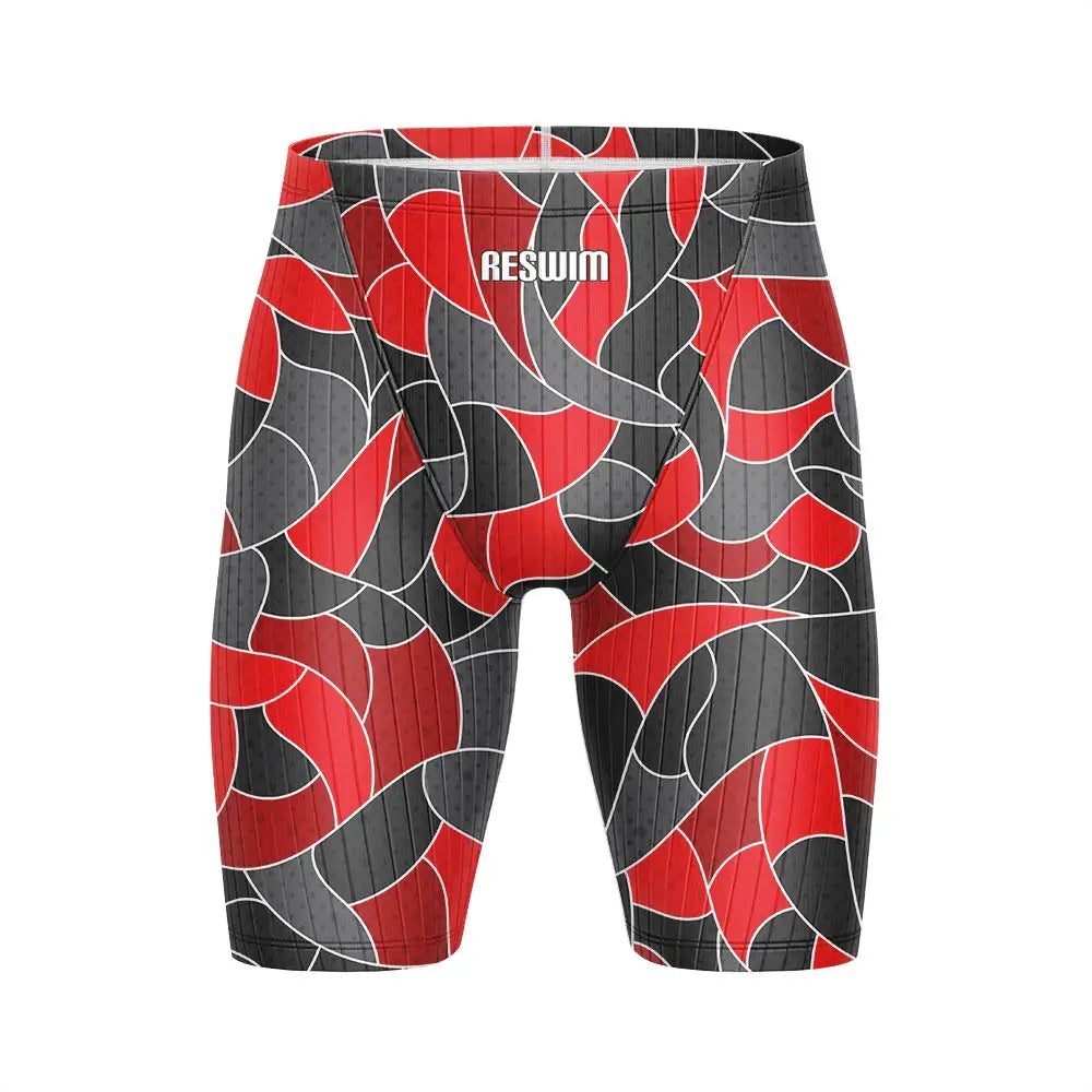 Men's Jammers Racing Swimsuit Swim Trunks Beach Tights Shorts Athletic Training Swimwear Sports Swimming Rash Guards Pants