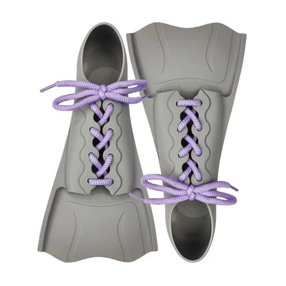 Short Swim Fins With Adjustable Heel Strap Silicone Swimming Diving Fins Comfortable Durable Soft Swim Fins for Kids Adults