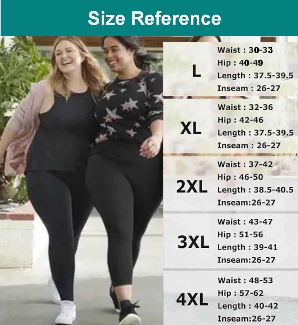 Buttery Soft Plus Size Leggings For Women Super Stretch Wide High Waist Rib Tummy Control Jegging Stirrup & Ankle