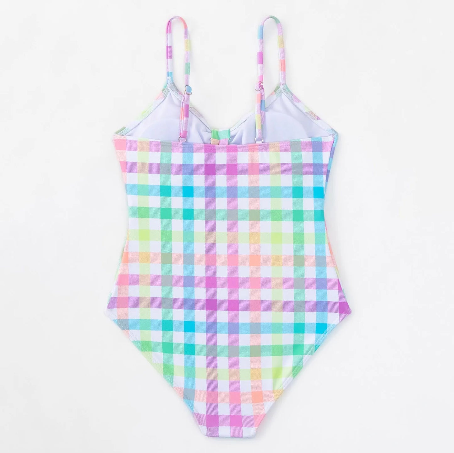 Daisy Swimsuit Summer Swimsuit Bikini Girls' Swimwear Children's Plaid Bikini Girls Bikini Shorts Set