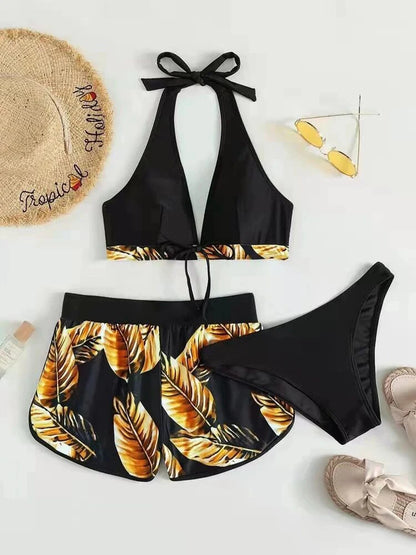 Summer Print Swimsuits Bikini Sets Female Swimwear Sports Beach Wear Two piece Bathing Suit Girls Pool Women Swimming Suit