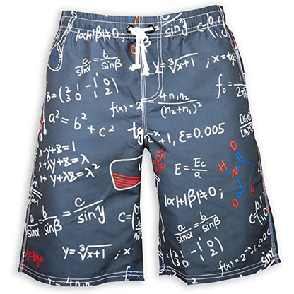 Men Board Shorts Summer Quick Dry Beach Shorts Swimsuit Woman homme Fashion Swim Trunks 3D Printed Bermuda Surf Ice Shorts