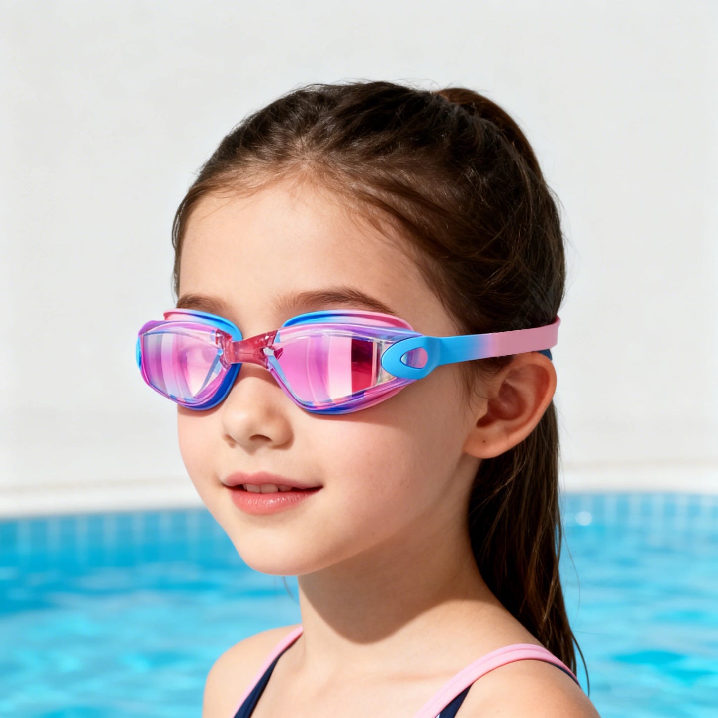 3-14 Years Kids' Swim Goggles: HD, Waterproof, Anti-Fog with UV Protection, Fits Boys & Girls ﻿