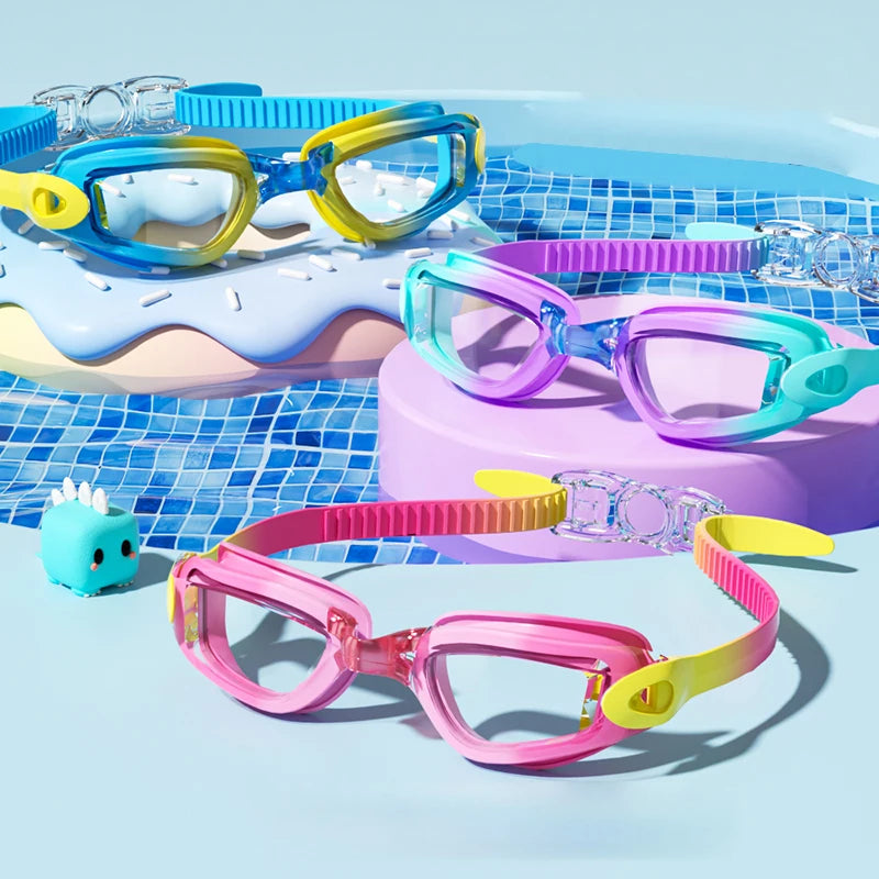 3-14 Years Kids' Swim Goggles: HD, Waterproof, Anti-Fog with UV Protection, Fits Boys & Girls ﻿
